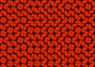 Soyut renkli geometrik desen vektör sanat çizimi