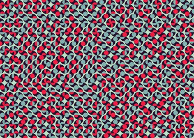 Soyut renkli geometrik desen vektör sanat çizimi