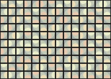 Soyut Geometrik Desen üretken hesaplama sanatı çizimi 