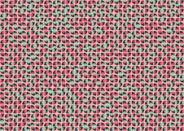 Soyut renkli geometrik desen vektör sanat çizimi