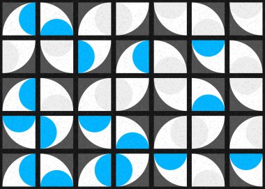 Soyut renkli geometrik desen vektör sanat çizimi