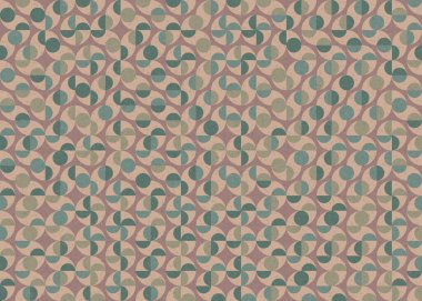 Soyut Geometrik Desen üretken hesaplama sanatı çizimi 