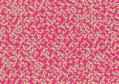 Soyut renkli geometrik desen vektör sanat çizimi