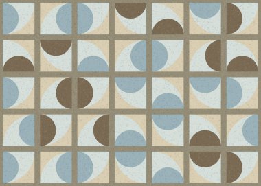 Soyut Geometrik Desen üretken hesaplama sanatı çizimi