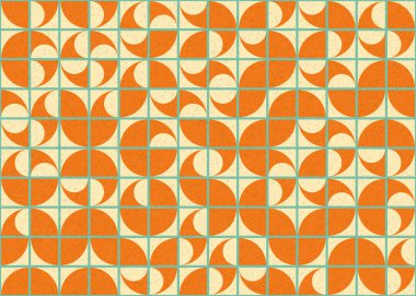 Soyut renkli geometrik desen vektör sanat çizimi