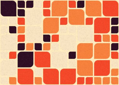 Soyut Geometrik Desen üretken hesaplama sanatı çizimi 