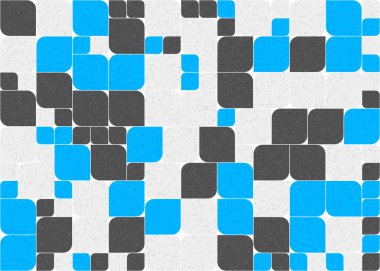 Soyut geometrik hesaplama deseni, vektör illüstrasyonu