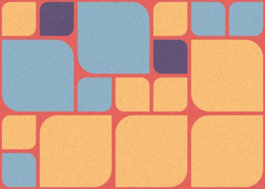 Soyut geometrik hesaplama deseni, vektör illüstrasyonu