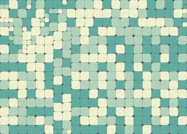 Soyut Geometrik Desen üretken hesaplama sanatı çizimi