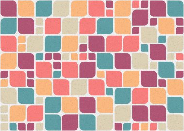 Soyut Geometrik Desen üretken hesaplama sanatı çizimi