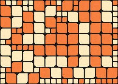 Soyut Geometrik Desen üretken hesaplama sanatı çizimi 