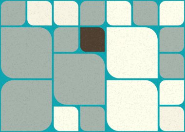 Soyut Geometrik Desen üretken hesaplama sanatı çizimi 