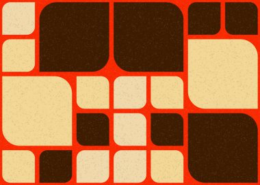 Soyut geometrik hesaplama deseni, vektör illüstrasyonu