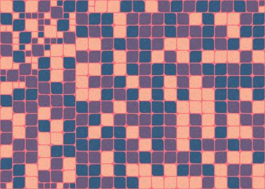 Soyut Geometrik Desen üretken hesaplama sanatı çizimi