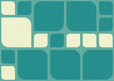 Soyut Geometrik Desen üretken hesaplama sanatı çizimi 