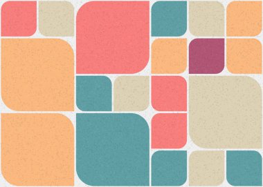 Soyut geometrik hesaplama deseni, vektör illüstrasyonu