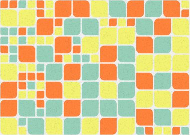 Soyut Geometrik Desen Üretken hesaplama sanatı, vektör illüstrasyonu