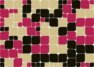 Soyut Geometrik Desen üretken hesaplama sanatı çizimi 