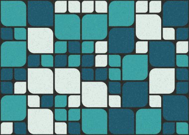 Soyut geometrik hesaplama deseni, vektör illüstrasyonu