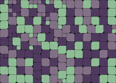 Soyut geometrik hesaplama deseni, vektör illüstrasyonu