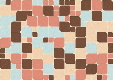 Soyut geometrik hesaplama deseni, vektör illüstrasyonu