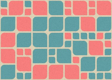 Soyut Geometrik Desen üretken hesaplama sanatı çizimi 