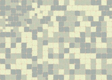 Soyut Geometrik Desen üretken hesaplama sanatı çizimi 