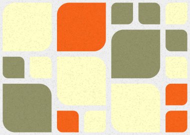 Soyut Geometrik Desen üretken hesaplama sanatı çizimi 