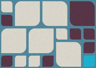 Soyut Geometrik Desen üretken hesaplama sanatı çizimi 