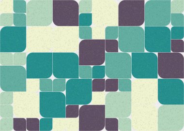 Soyut Geometrik Desen üretken hesaplama sanatı çizimi 