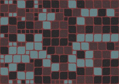 Soyut Geometrik Desen üretken hesaplama sanatı çizimi 