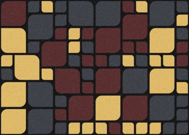 Soyut geometrik hesaplama deseni, vektör illüstrasyonu