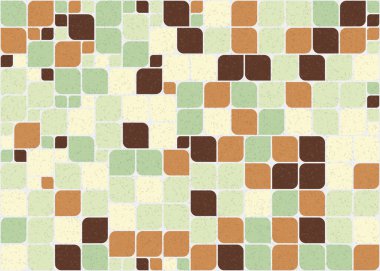 Soyut Geometrik Desen Üretken hesaplama sanatı, vektör illüstrasyonu