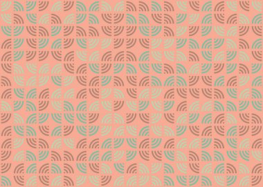 Soyut Geometrik Desen üretken hesaplama sanatı çizimi  