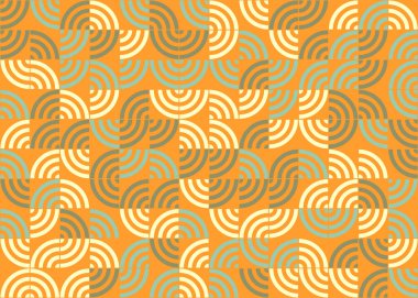 Soyut Geometrik Desen üretken hesaplama sanatı çizimi 