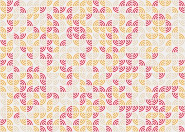 Soyut geometrik hesaplama deseni, vektör illüstrasyonu 