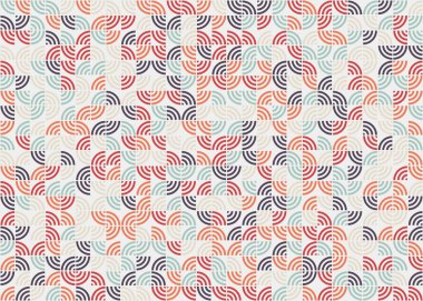 Soyut Geometrik Desen üretken hesaplama sanatı çizimi 