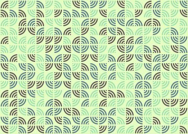 Soyut geometrik hesaplama deseni, vektör illüstrasyonu 