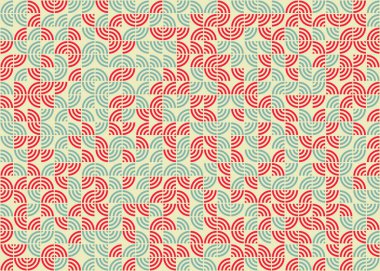 Soyut Geometrik Desen üretken hesaplama sanatı çizimi 