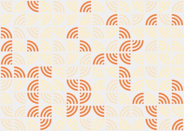 Soyut Geometrik Desen Üretken hesaplama sanatı, vektör illüstrasyonu