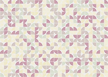 Soyut Geometrik Desen Üretken hesaplama sanatı, vektör illüstrasyonu