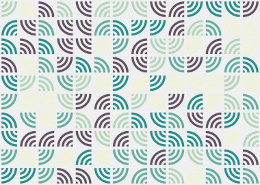 Soyut Geometrik Desen üretken hesaplama sanatı çizimi 