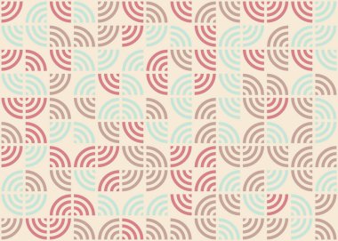 Soyut Geometrik Desen Üretken hesaplama sanatı, vektör illüstrasyonu