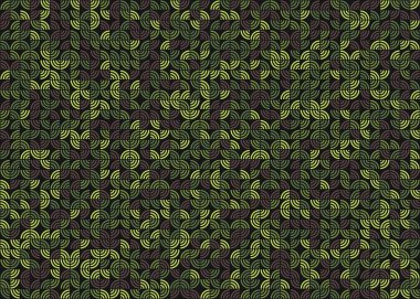 Soyut Geometrik Desen Üretken hesaplama sanatı, vektör illüstrasyonu