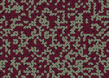 Soyut Geometrik Desen üretken hesaplama sanatı çizimi 