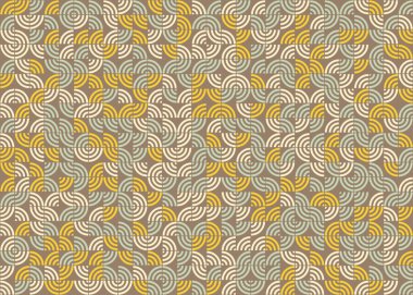 Soyut Geometrik Desen üretken hesaplama sanatı çizimi 