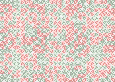 Soyut Geometrik Desen Üretken hesaplama sanatı, vektör illüstrasyonu