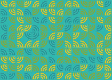 Soyut Geometrik Desen üretken hesaplama sanatı çizimi 