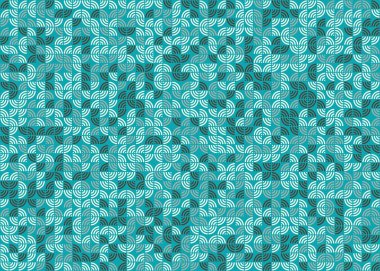 Soyut Geometrik Desen üretken hesaplama sanatı çizimi  