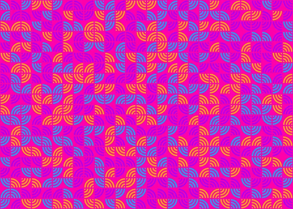 Soyut Geometrik Desen üretken hesaplama sanatı çizimi 